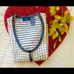 MEXX b&w three quarter sleeves XS